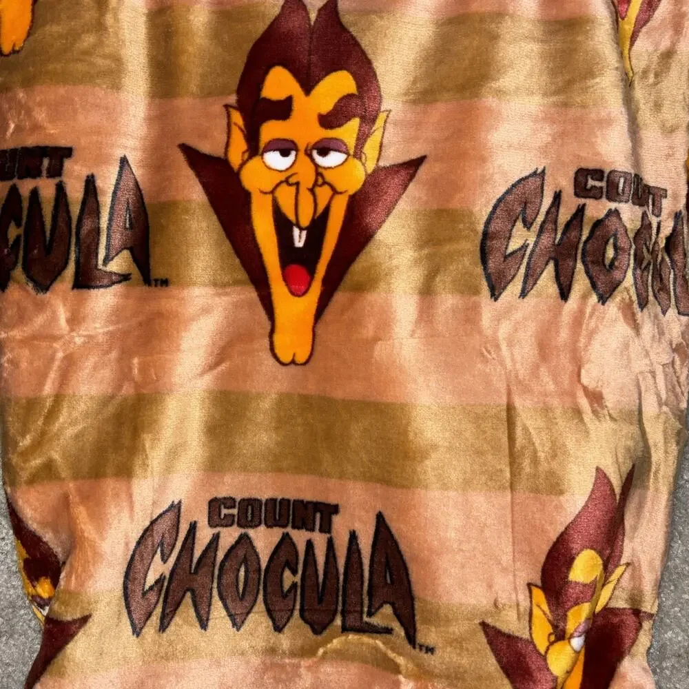 Boo-Berry Count Chocula Franken Berry Cereal Monsters Plush Throw Blankets 3